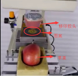 看了同行，才知道移印硅膠在水果上也有應用